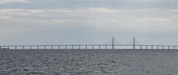 Sadly we never got a picture with us in the water and the Oresund bridge in the background!